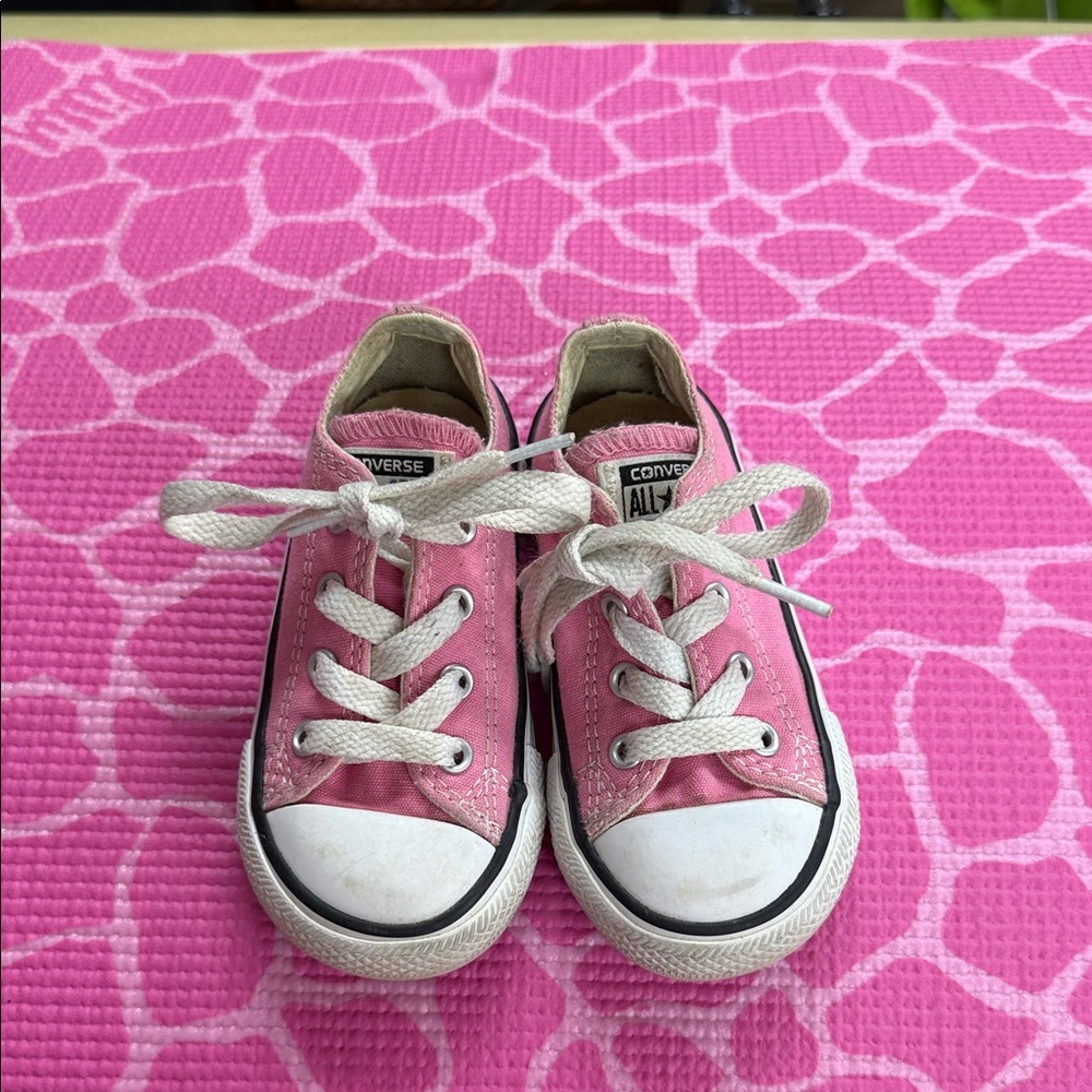 Converse Kids Sneakers in Pink and White